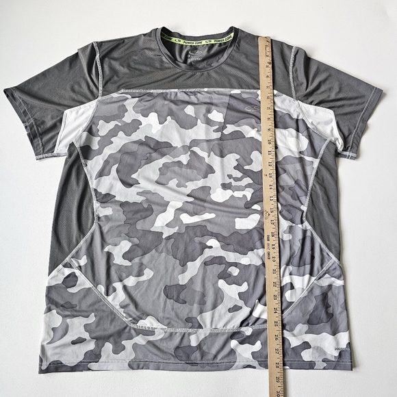 Champion Power Core DuoDry+ Men’s XL Gray Camo Performance Athletic Shirt - Picture 6 of 10